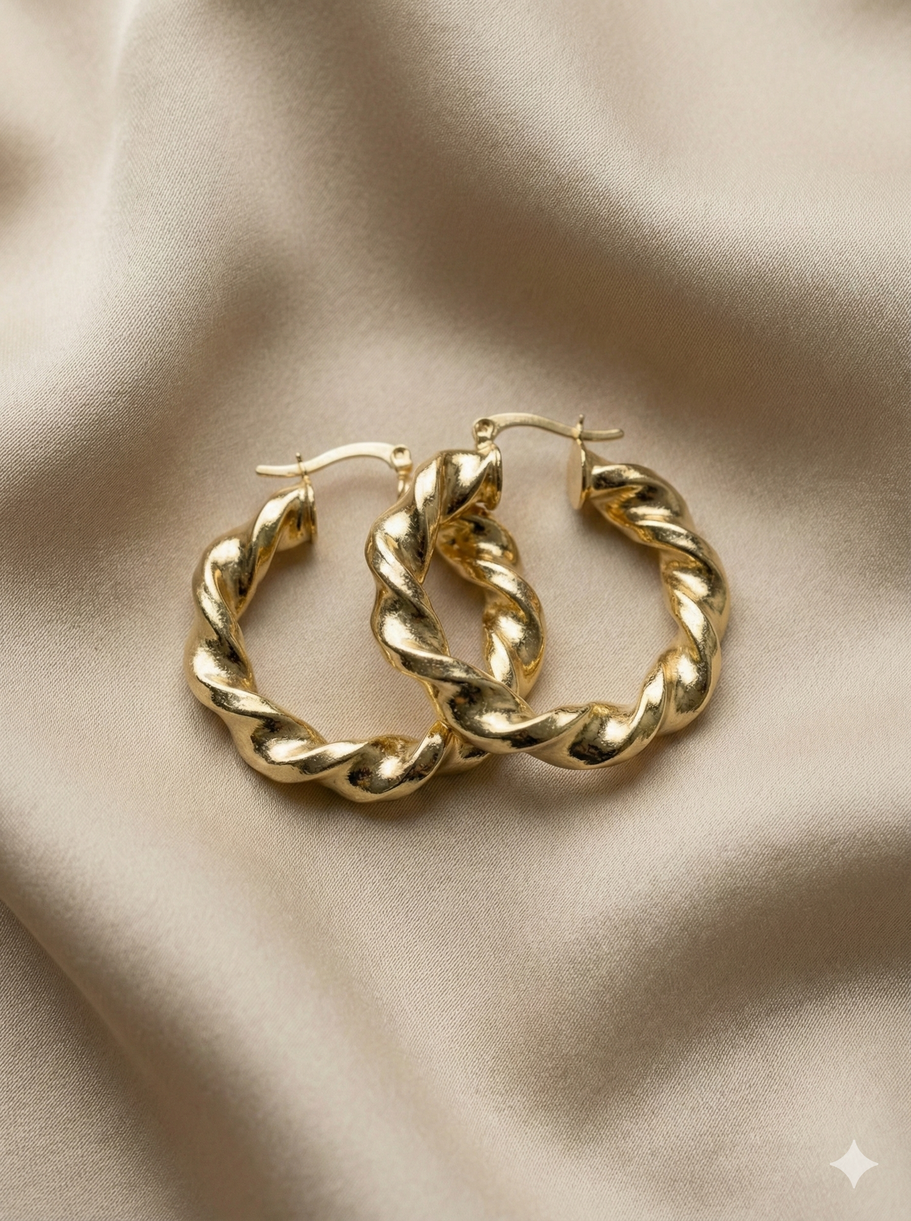 HOOPS TWIST EARRINGS