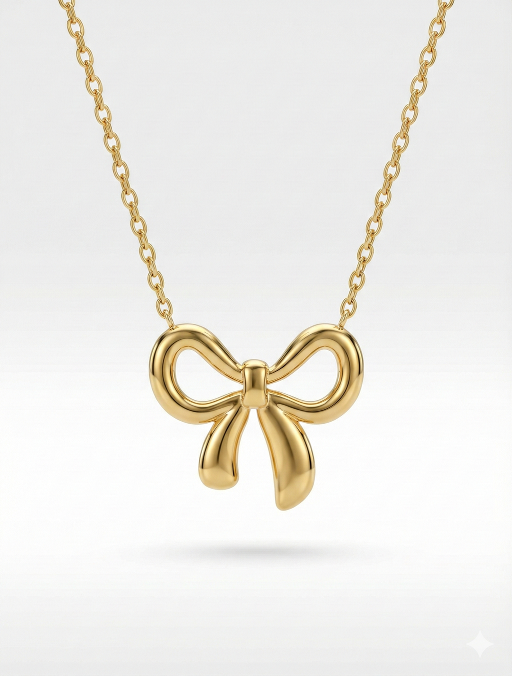 Bow necklace