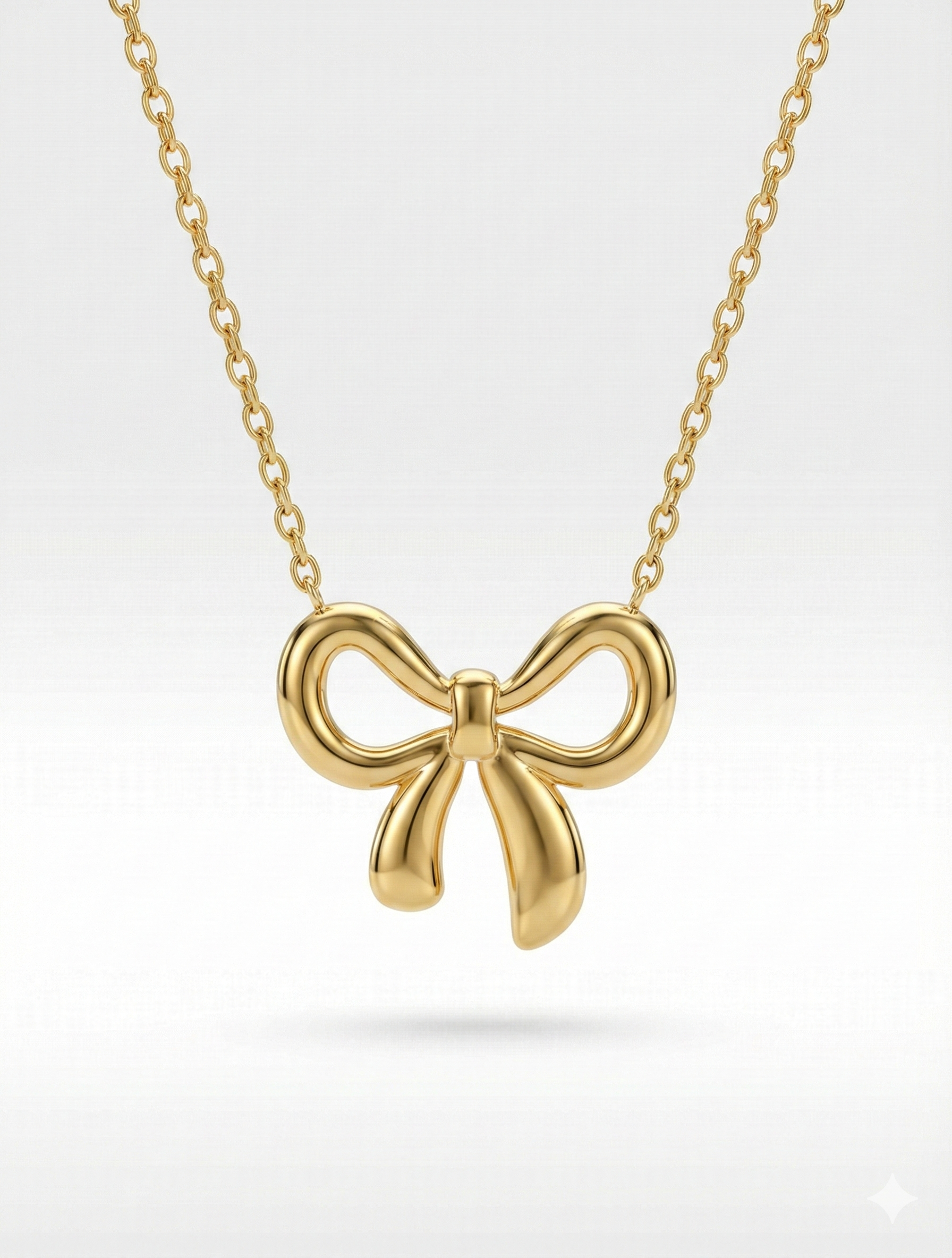 Bow necklace