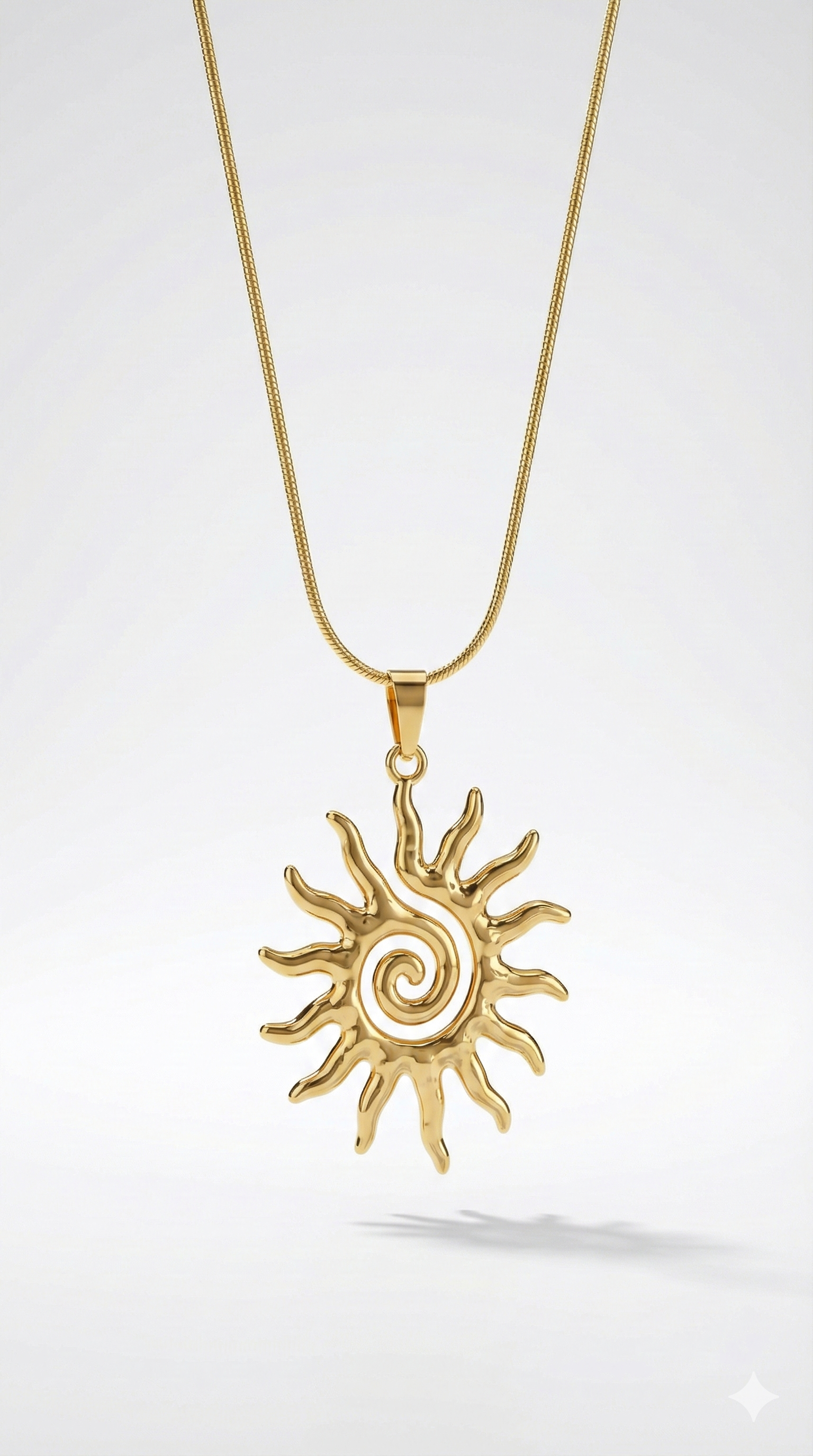 Sun Pattern Necklace