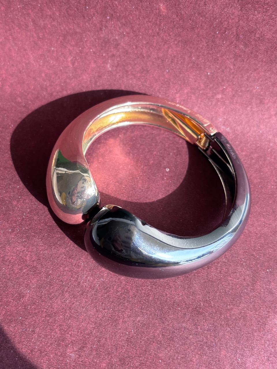 Trendy 2 tone bracelet