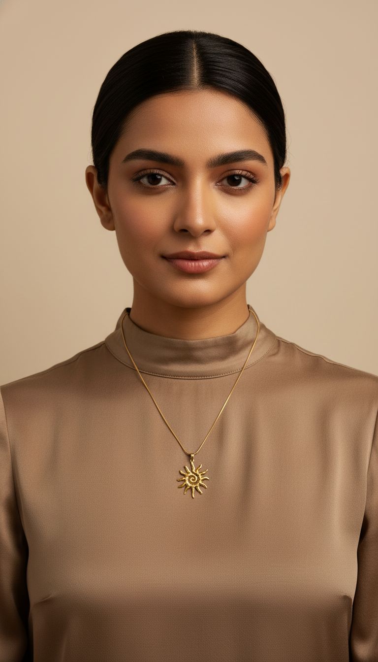 Sun Pattern Necklace