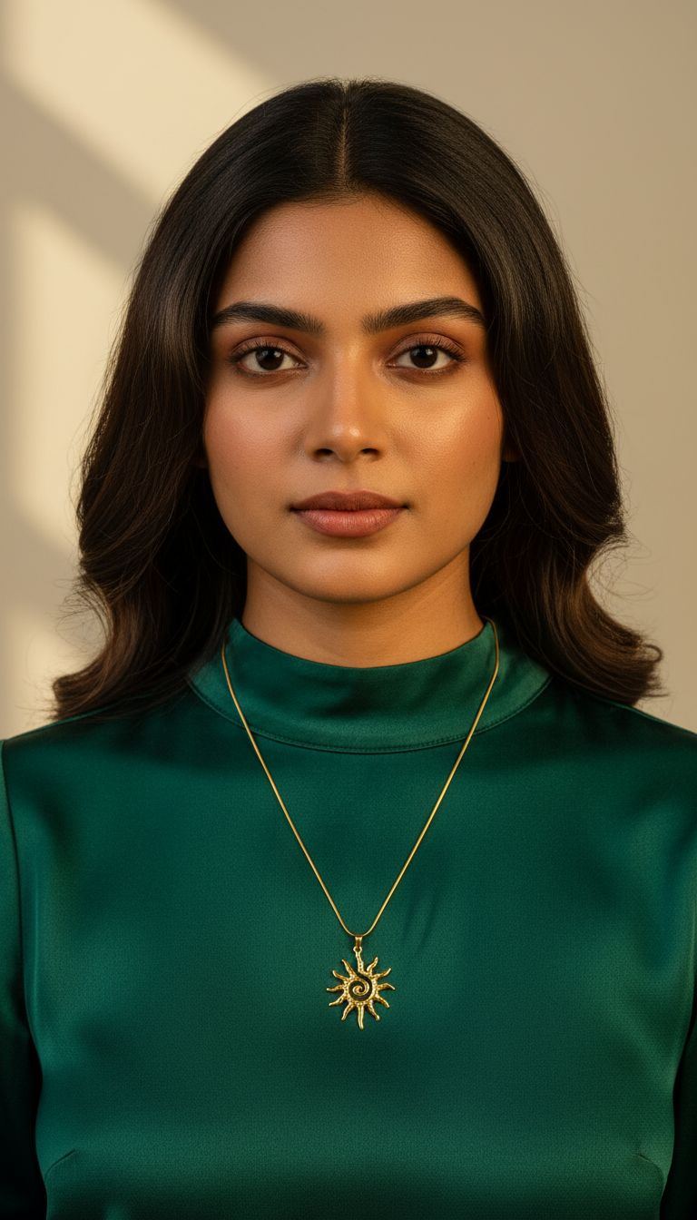 Sun Pattern Necklace